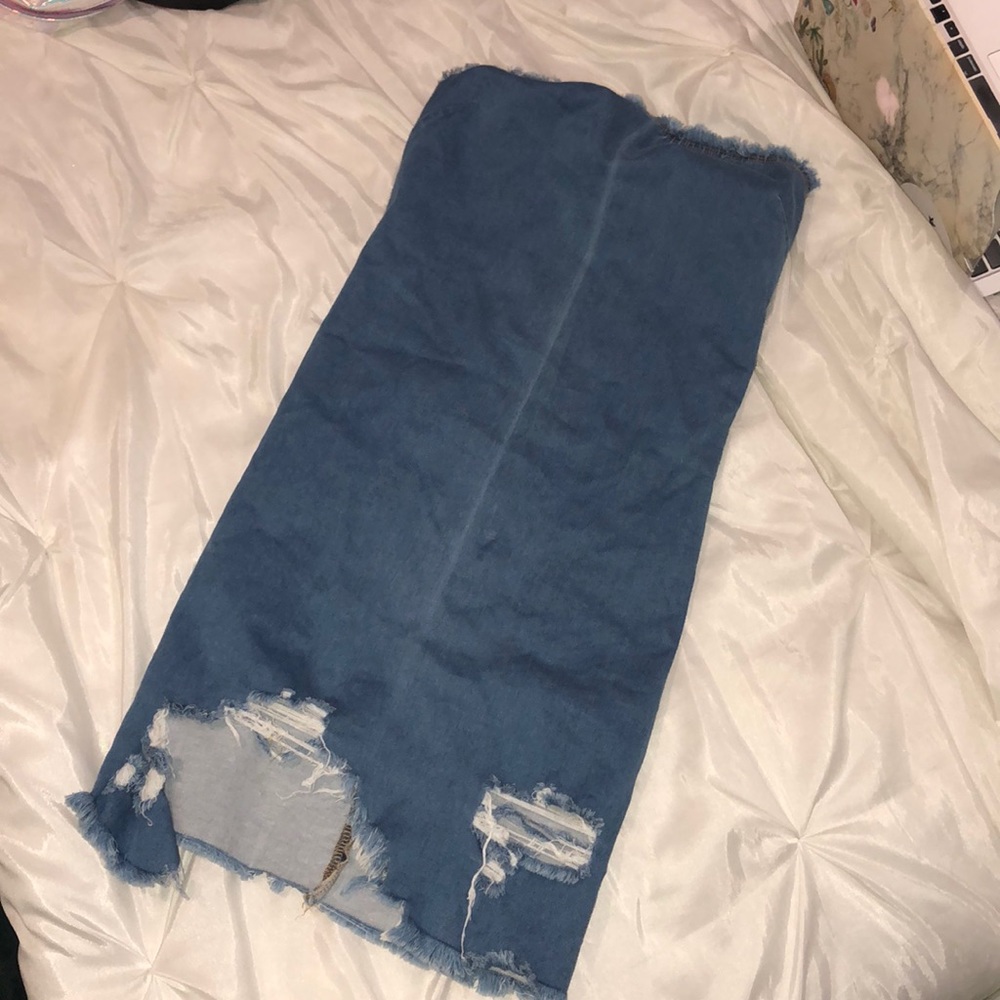 Denim dress